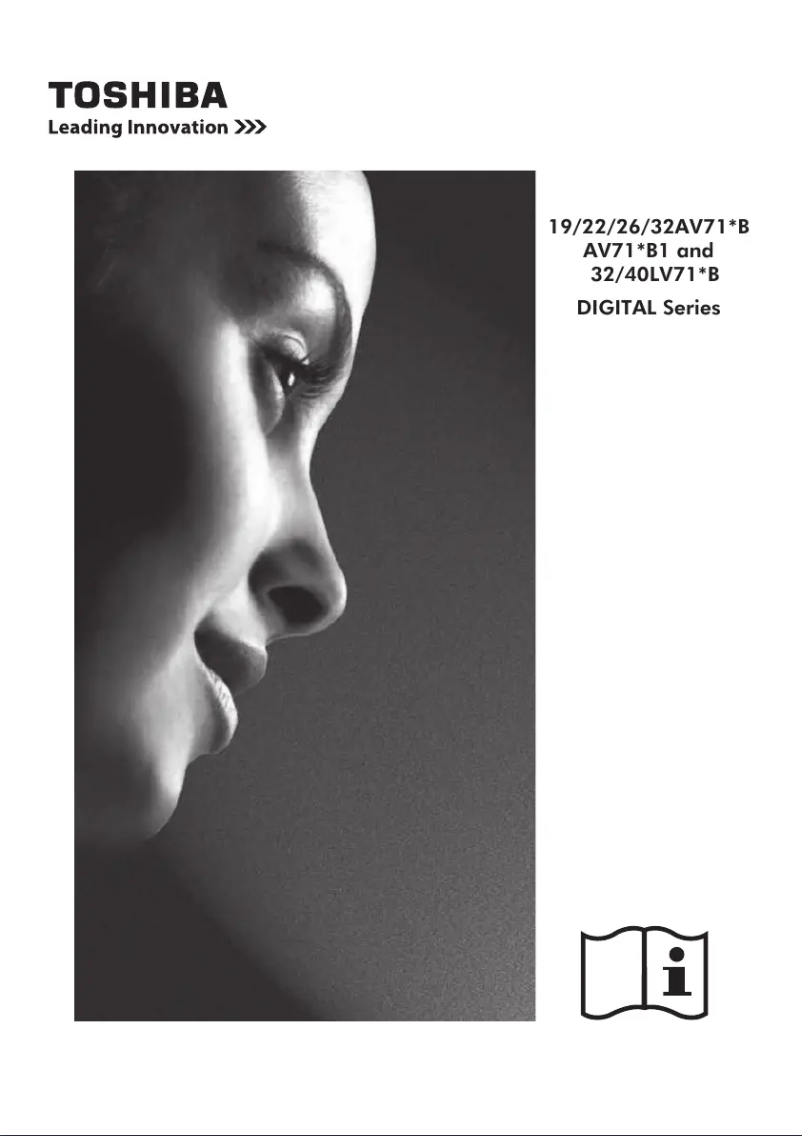 Page 1 de la notice Manuel utilisateur Toshiba 19AV713B