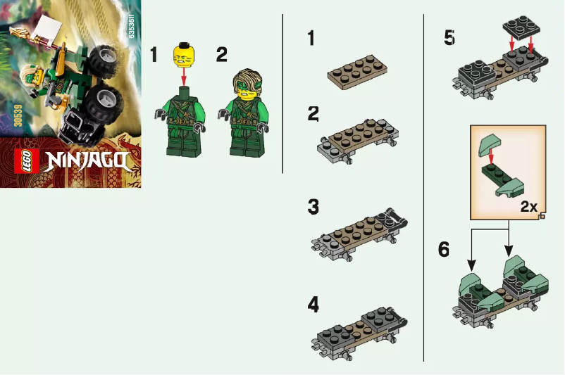 Page n°1 - Manuel utilisateur Lego Ninjago 30539