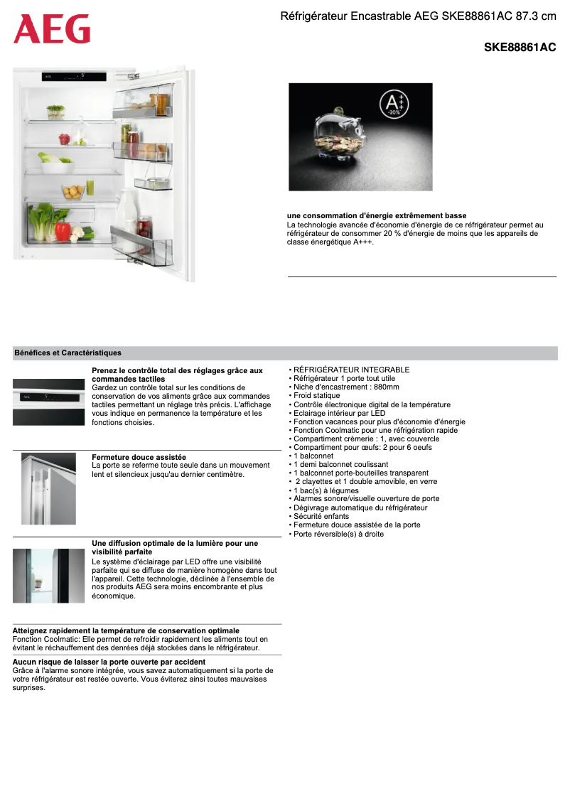 Image de la première page du manuel de l'appareil SKE88861AC