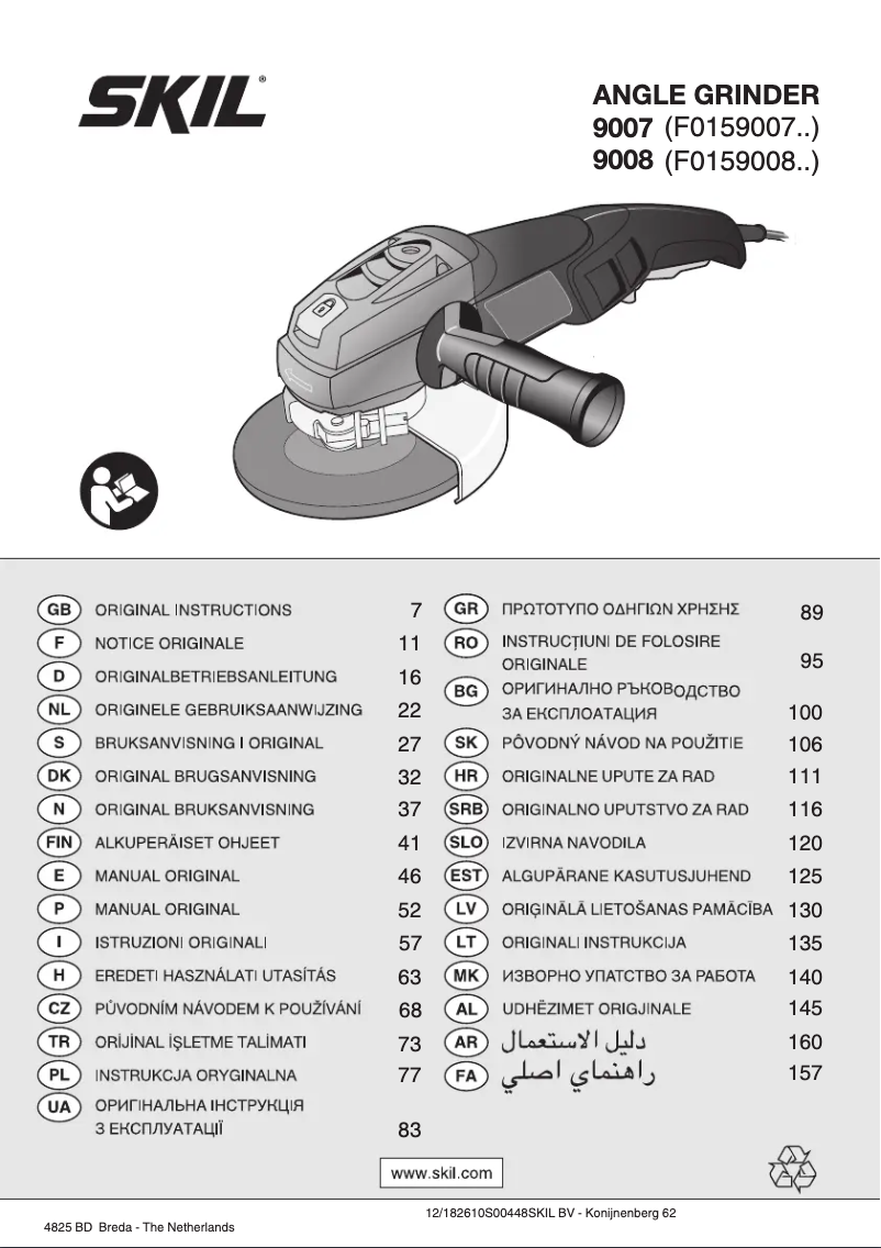 Page 1 de la notice Manuel utilisateur Skil 9007 AA