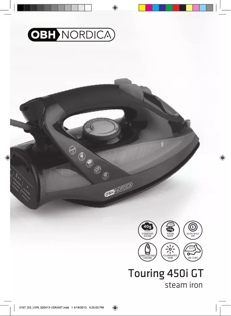 Page 1 de la notice Manuel utilisateur OBH Nordica Touring 450 GT