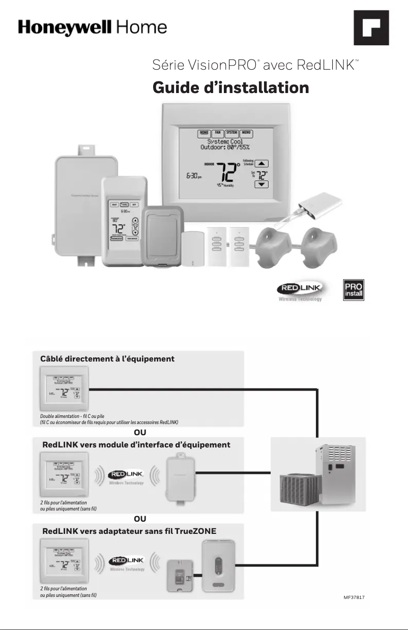 Image de la première page du manuel de l'appareil TH8110R1008/U