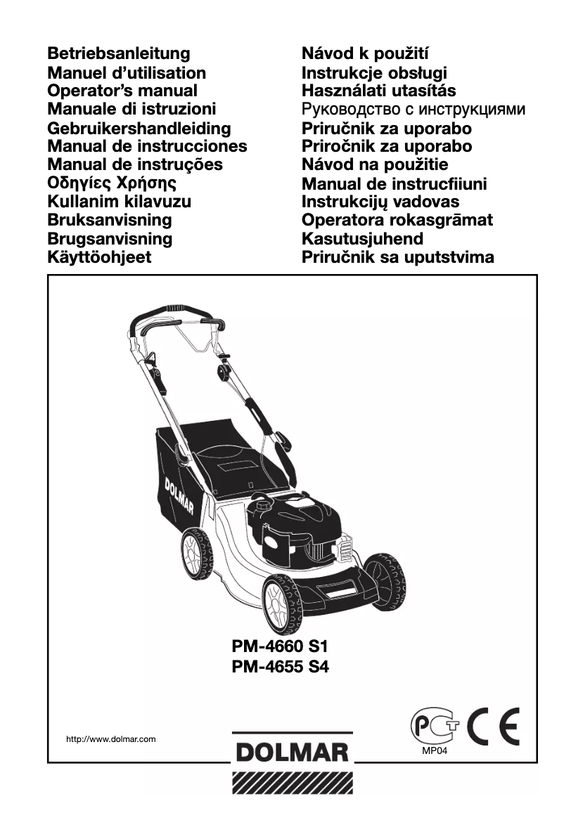 Page 1 de la notice Manuel utilisateur Dolmar PM-4655 S4