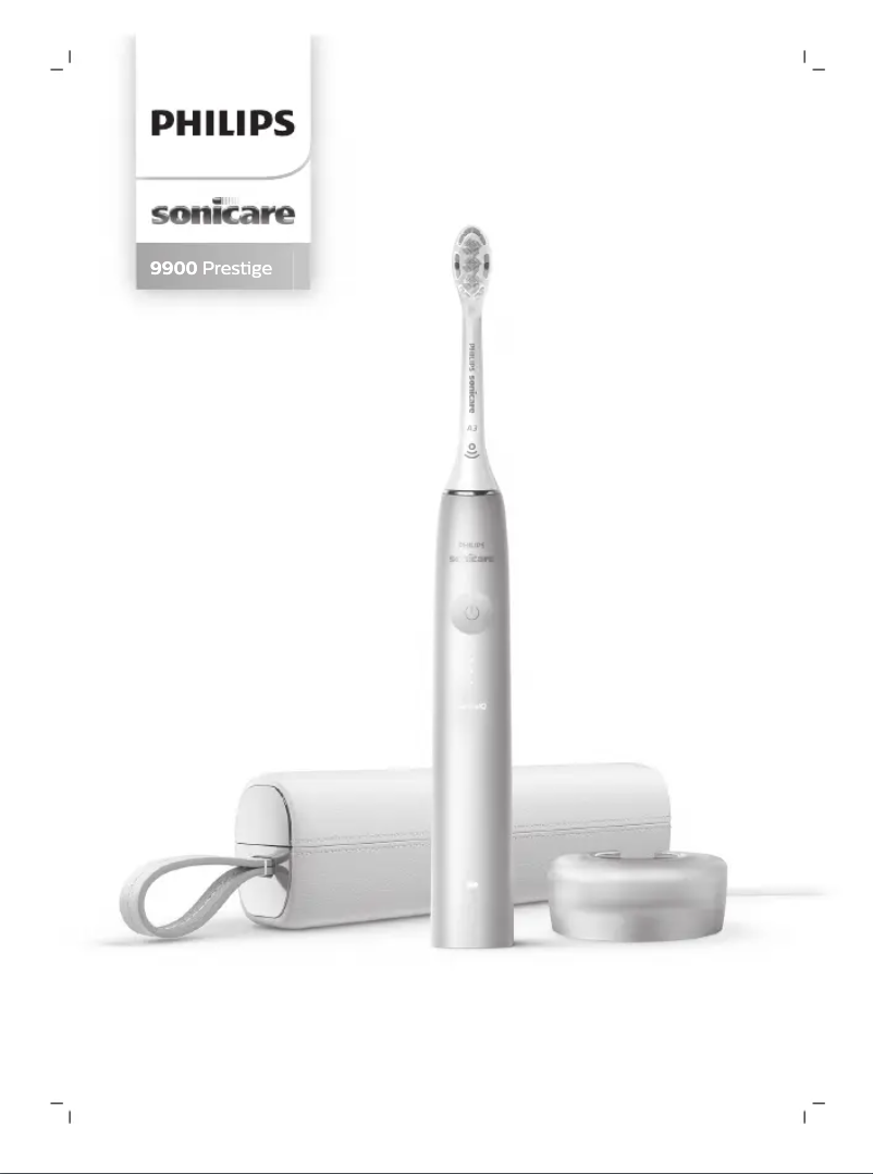 First page image of the manual for Sonicare 9900 Prestige HX9996