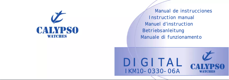 Page 1 de la notice Manuel utilisateur Calypso K5585