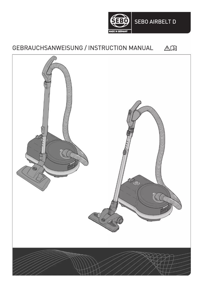 Página 1 del manual Manual de usuario Sebo Airbelt D2 Eco 700