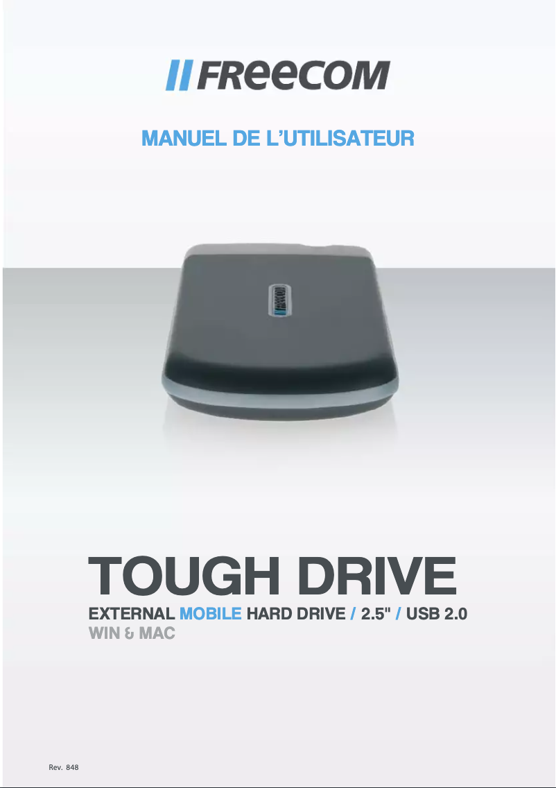 Imagen de la primera página del manual del dispositivo Tough Drive 56331