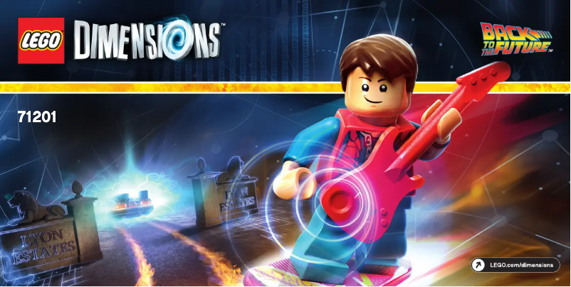 Page 1 de la notice Manuel utilisateur Lego Back to the Future Level Pack 71201