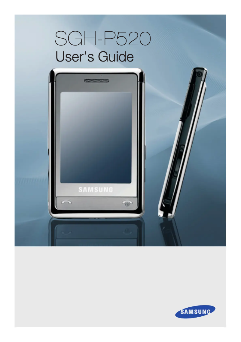 Page n°1 - Guide d'installation Samsung SGH-P520