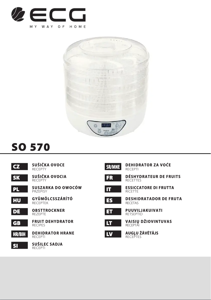 Página 1 del manual Manual de usuario ECG SO 570