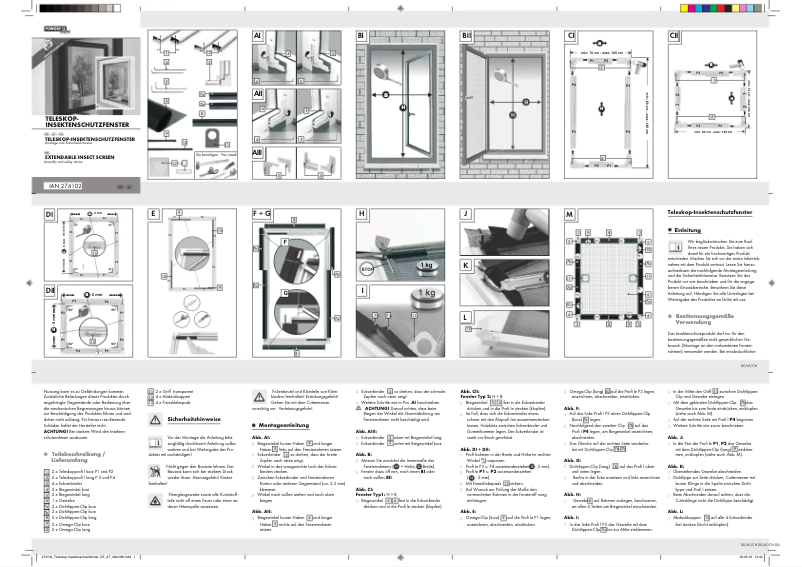 Página 1 del manual Manual de usuario Powerfix IAN 274102