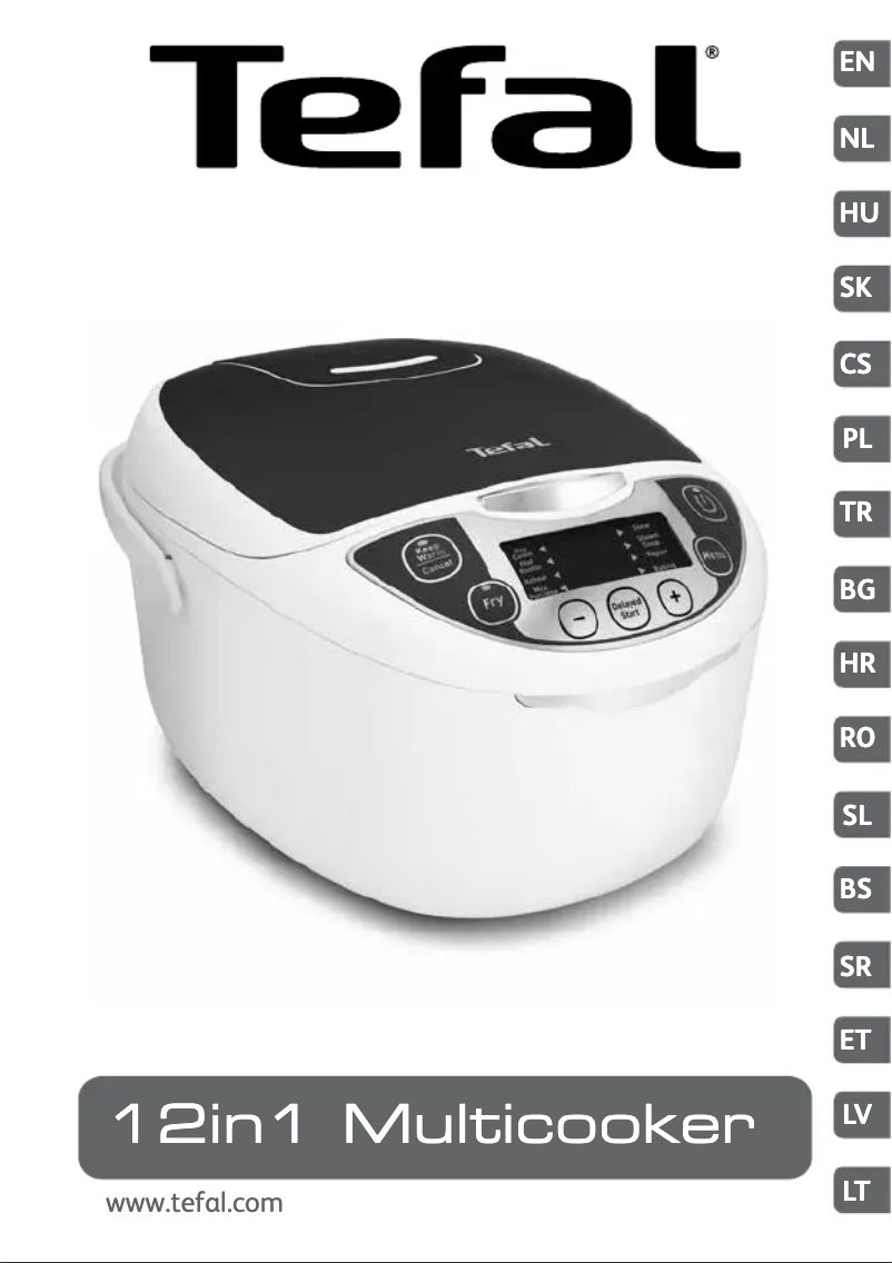 Page n°1 - Manuel utilisateur Tefal RK705138