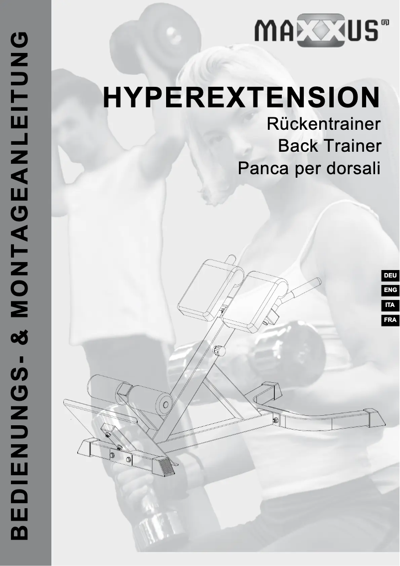 Page 1 de la notice Manuel utilisateur Maxxus Hyperextension
