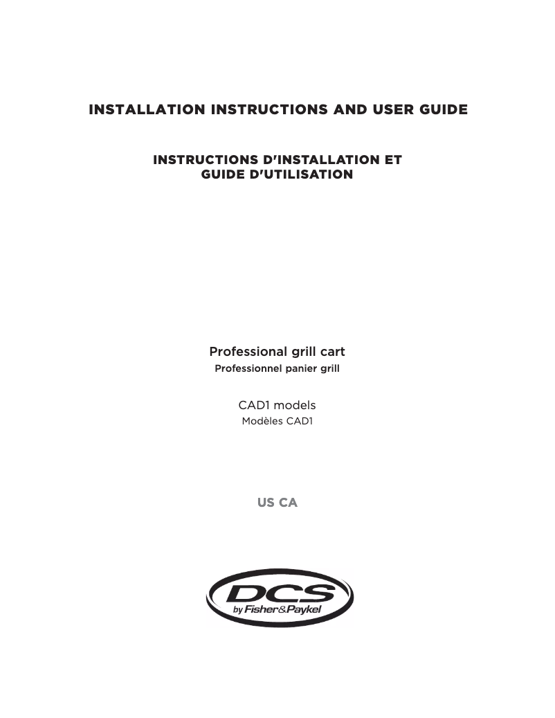 Page n°1 - Guide d'installation DCS CAD1-36E
