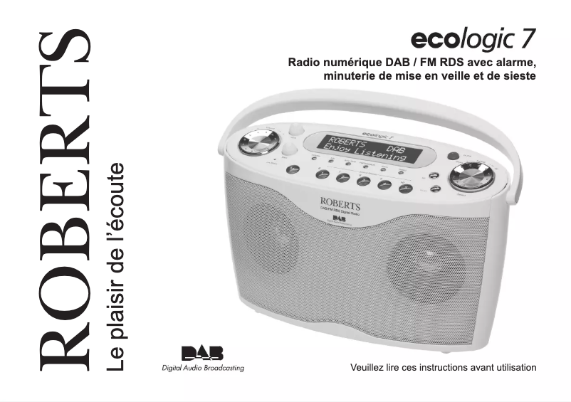 Image de la première page du manuel de l'appareil Ecologic 7