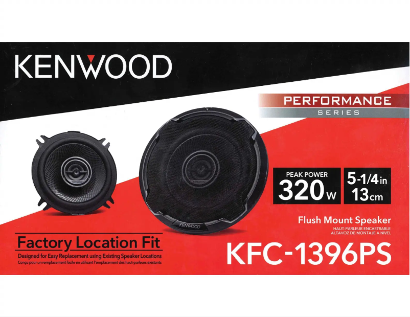 Page n°1 - Manuel utilisateur Kenwood KFC-1396PS