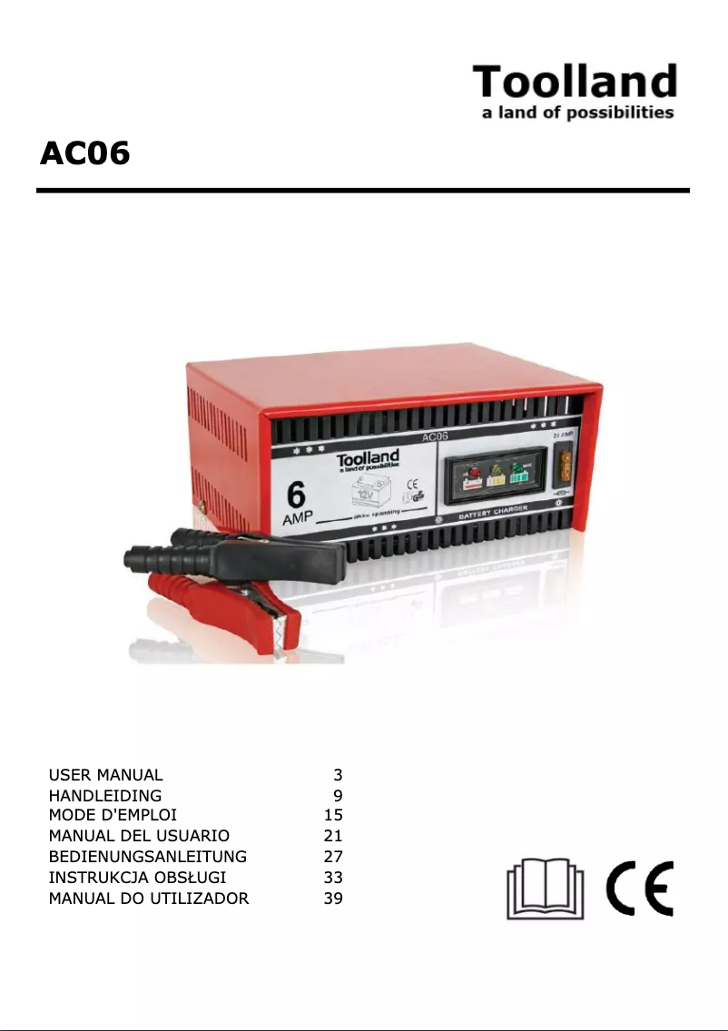 Image de la première page du manuel de l'appareil AC06