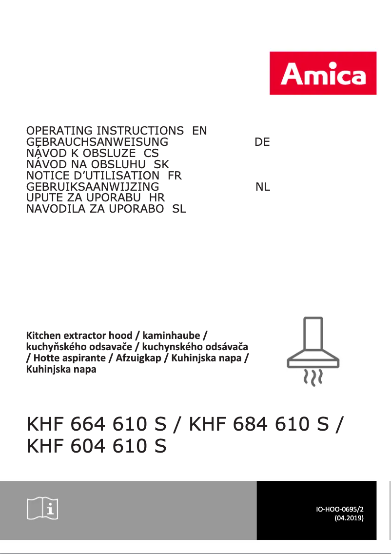 Page n°1 - Manuel utilisateur Amica KHF 684 610 S