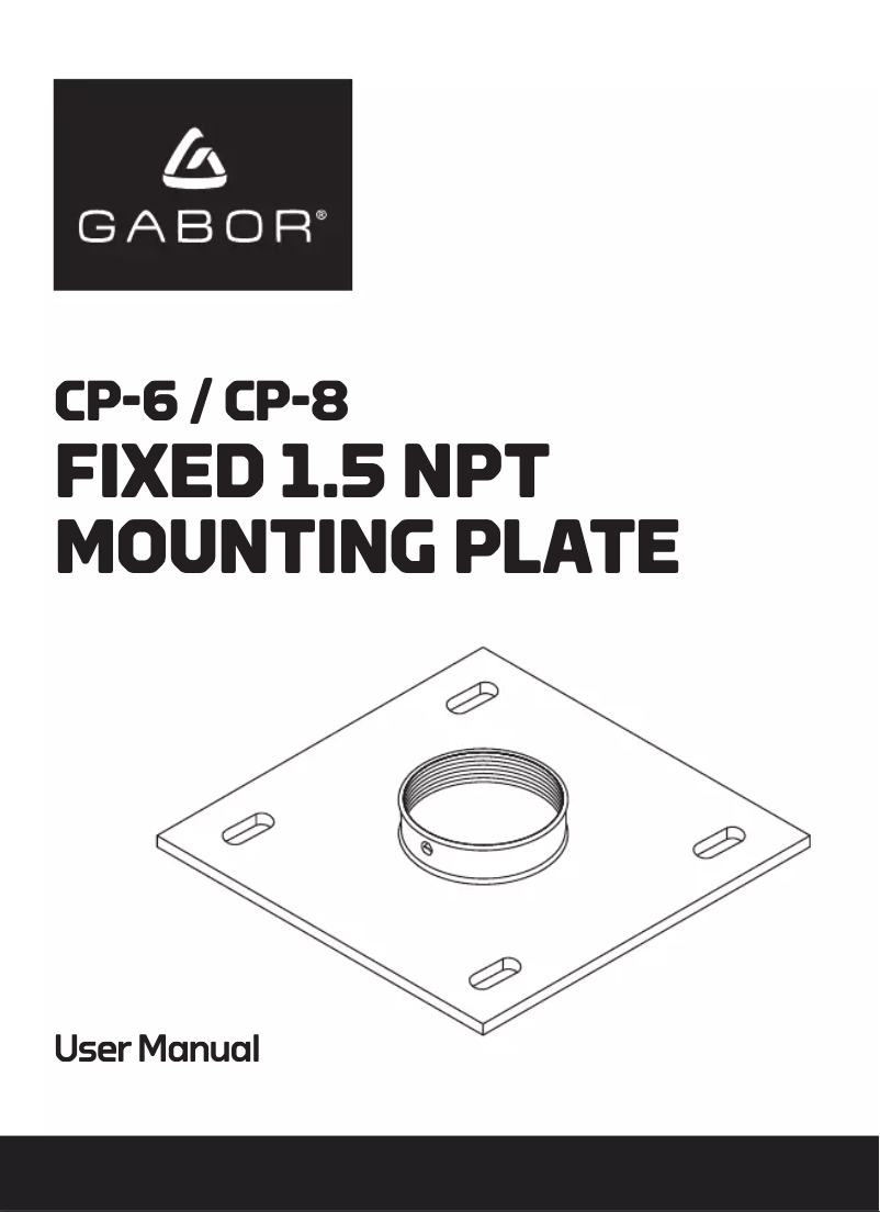 Página 1 del manual Manual de usuario Gabor CP-8