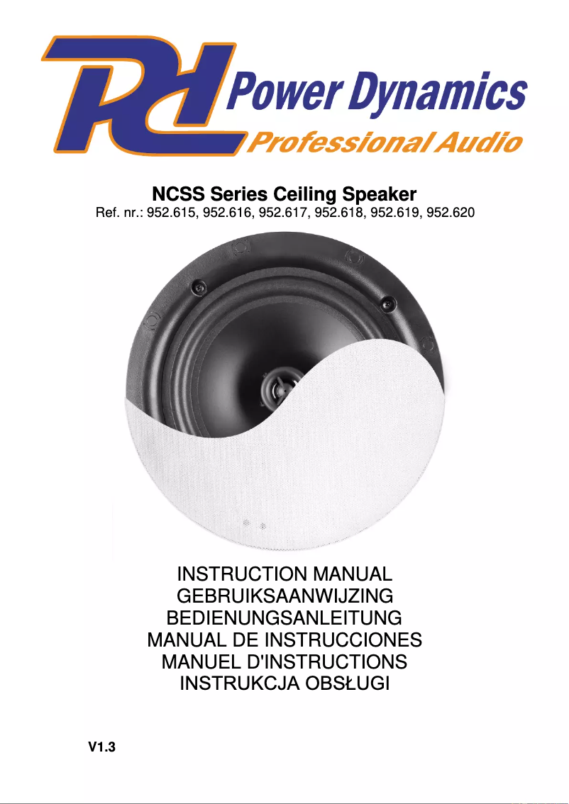 Página 1 del manual Manual de usuario Power Dynamics NCSS5