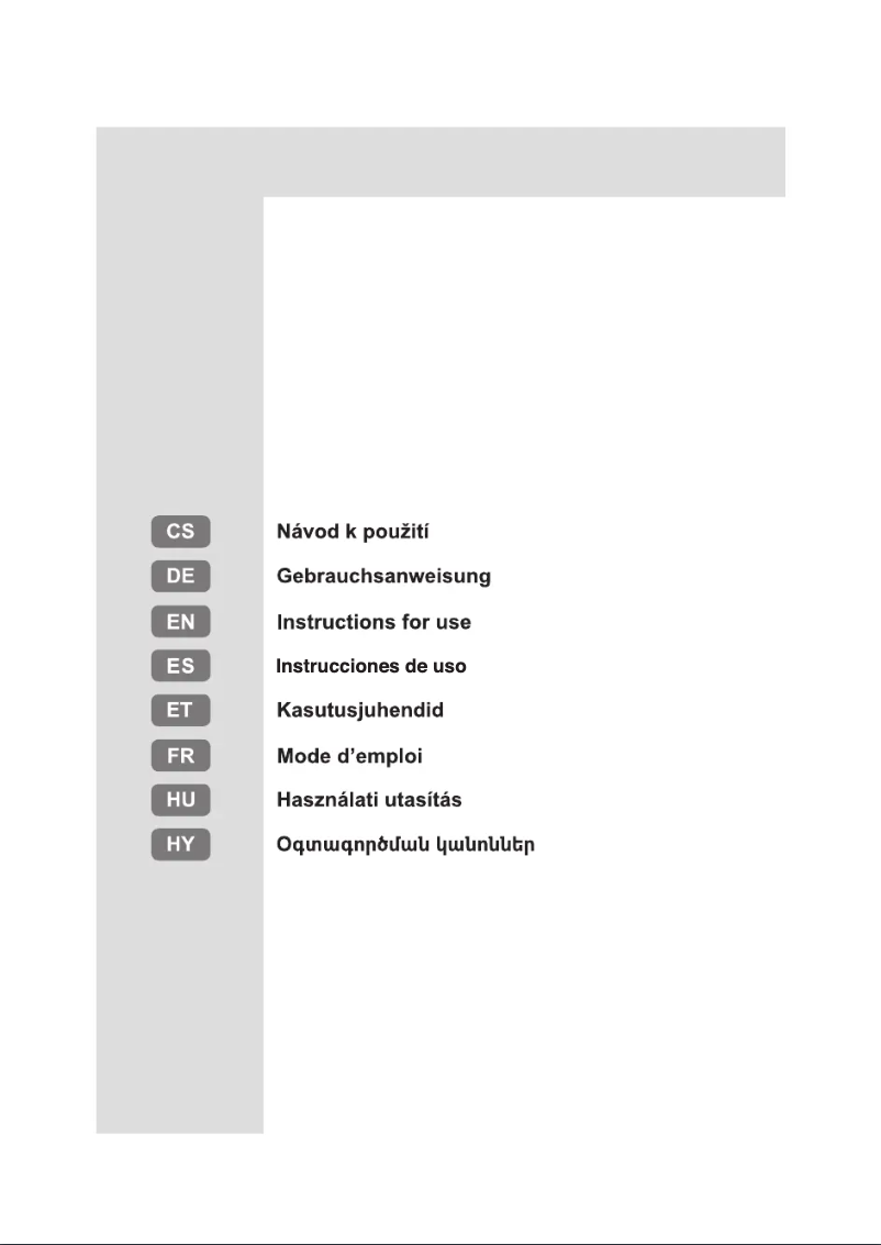Page n°1 - Mode d'emploi Hotpoint H84BE 72 XO3 UK