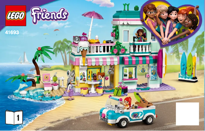Page n°1 - Manuel utilisateur Lego Friends 41693