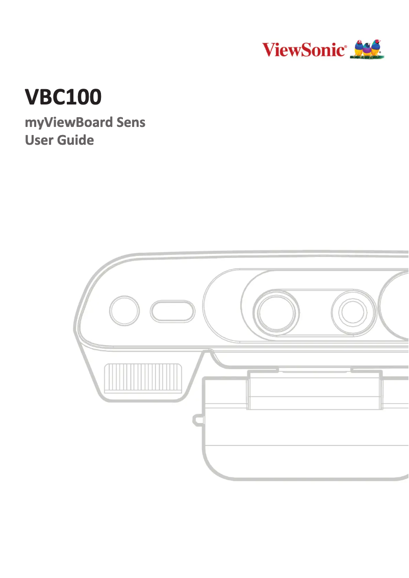 Page n°1 - Manuel utilisateur Viewsonic VBC100