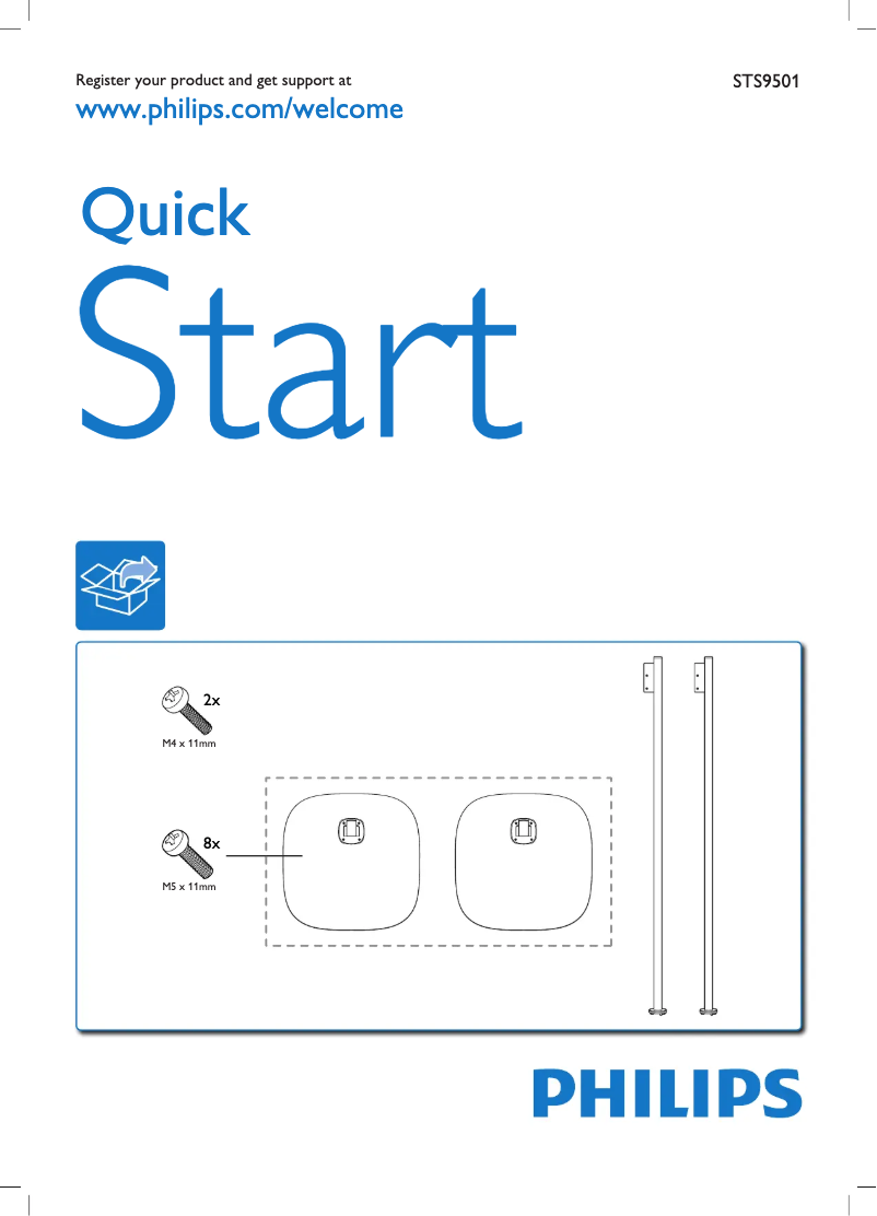 Page 1 de la notice Mode d'emploi Philips STS9501