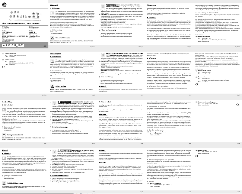 Imagen de la primera página del manual del dispositivo HG05107