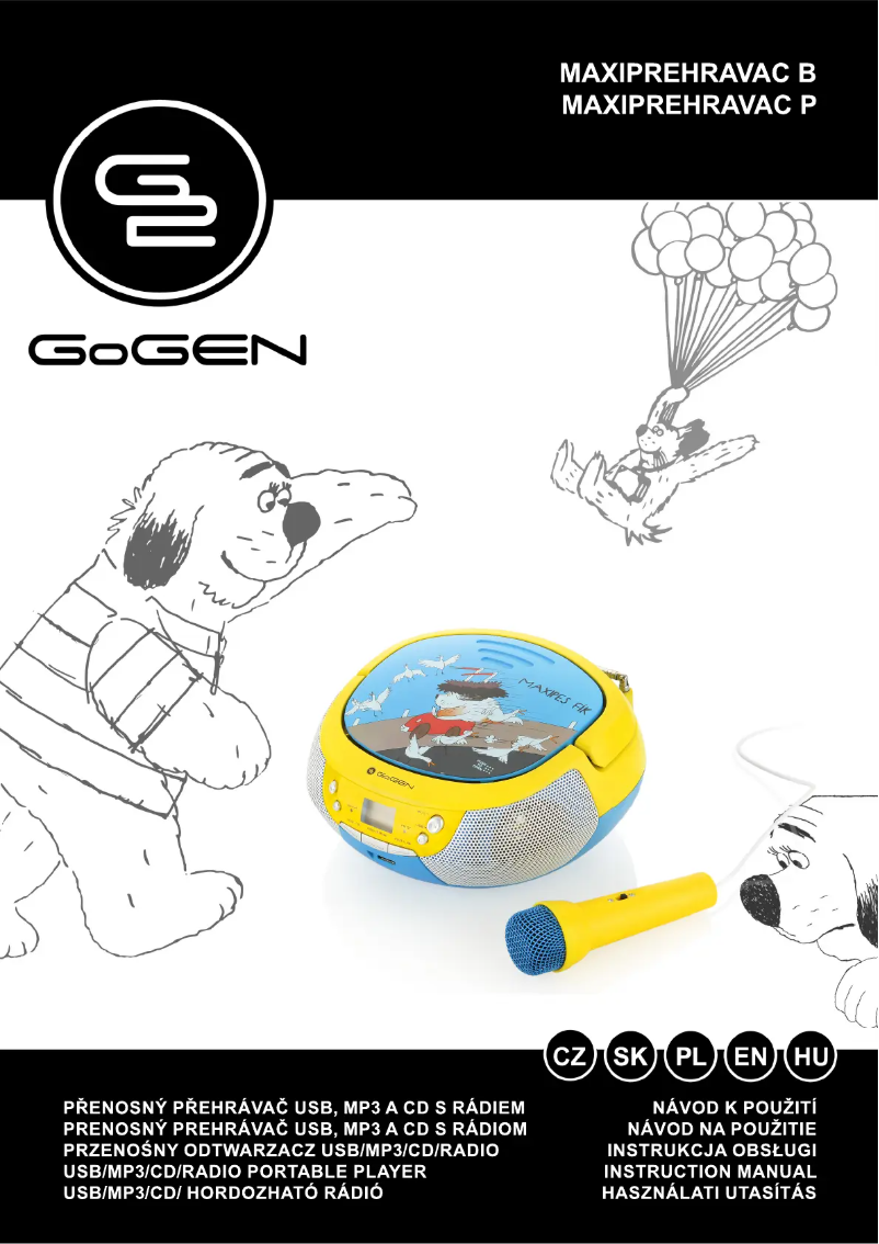 Page n°1 - Manuel utilisateur GoGen Maxipes Fik