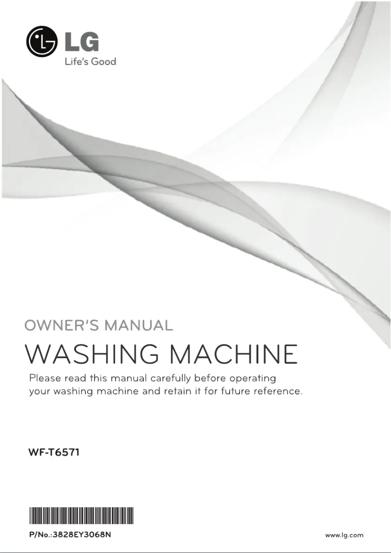 Page 1 de la notice Manuel utilisateur LG WF-T6571