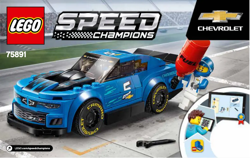 Page 1 de la notice Manuel utilisateur Lego Speed Champions 75891