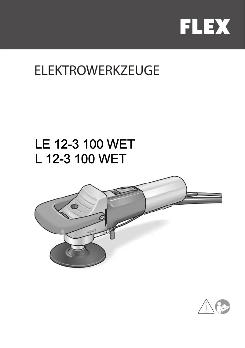 Page 1 de la notice Manuel utilisateur Flex LE 12-3 100 WET