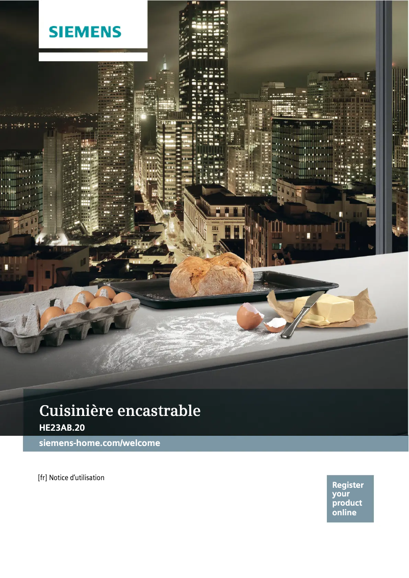 Image de la première page du manuel de l'appareil HE23AB520