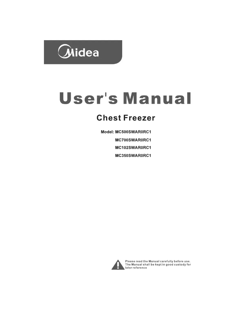 Image de la première page du manuel de l'appareil MC500SWAR0RC1