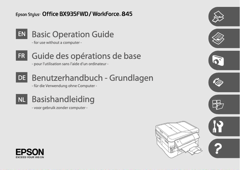 Página 1 del manual Manual de usuario Epson Stylus Office BX935FWD
