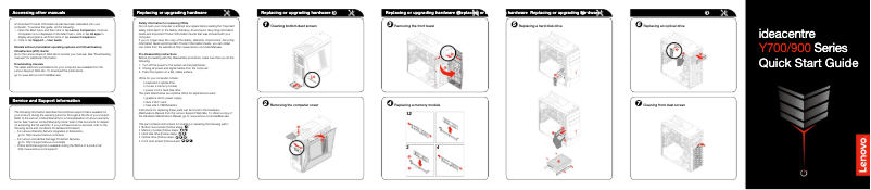 Image de la première page du manuel de l'appareil Ideacentre Y700