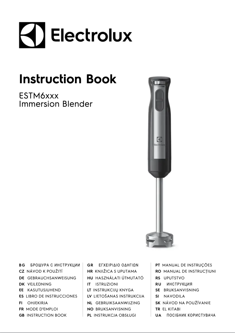 Page n°1 - Manuel utilisateur Electrolux ESTM6000