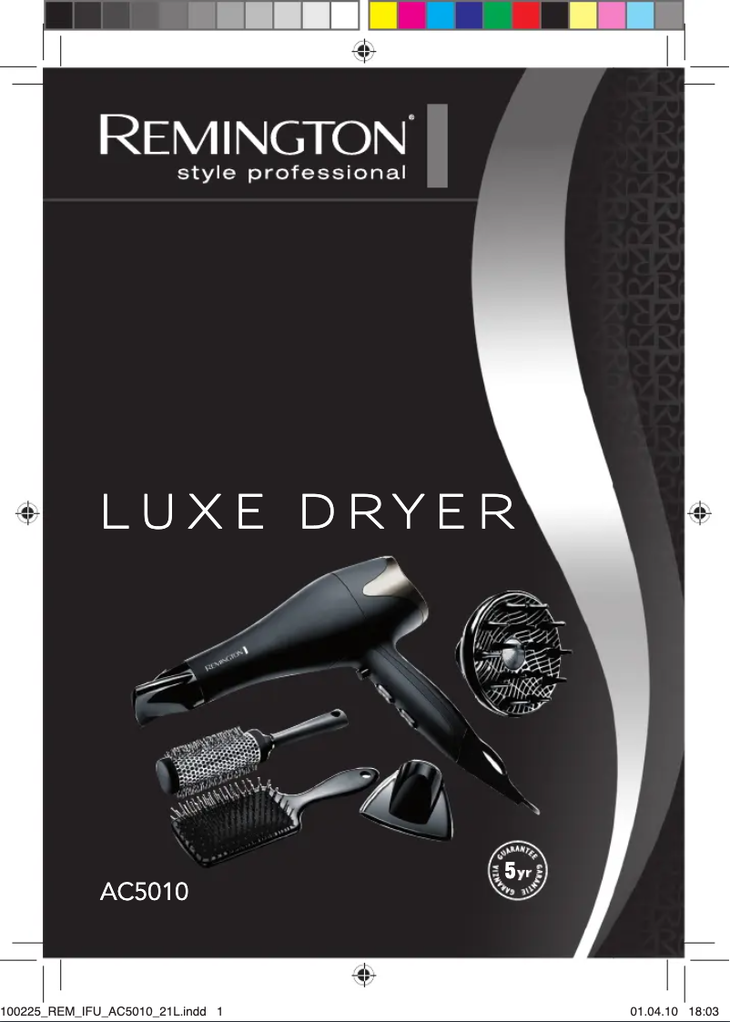 Page n°1 - Manuel utilisateur Remington AC5010