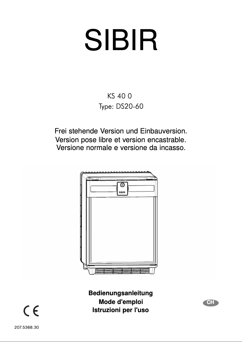 Page 1 de la notice Manuel utilisateur SIBIR KS400