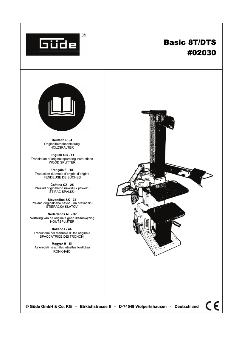 Image de la première page du manuel de l'appareil Basic 8T/DTS