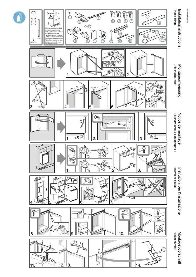 Page n°1 - Guide d'installation Neff K1544X7