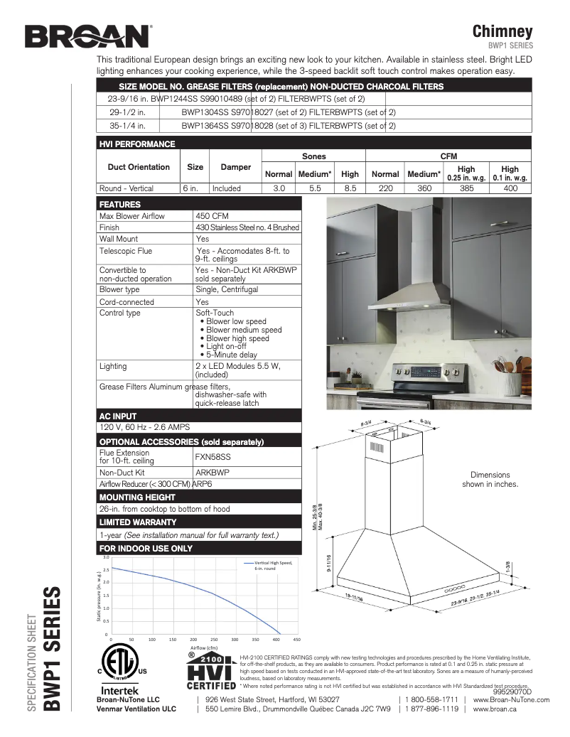 Image de la première page du manuel de l'appareil BWP1304SS