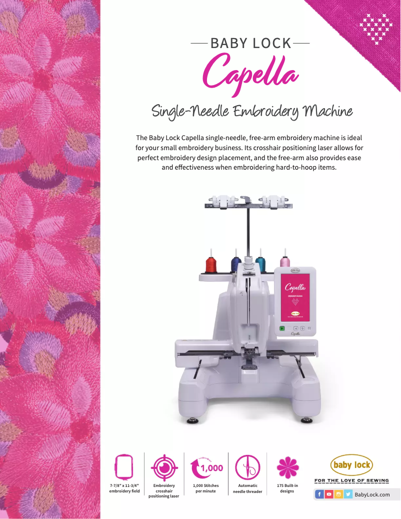 Image de la première page du manuel de l'appareil Capella