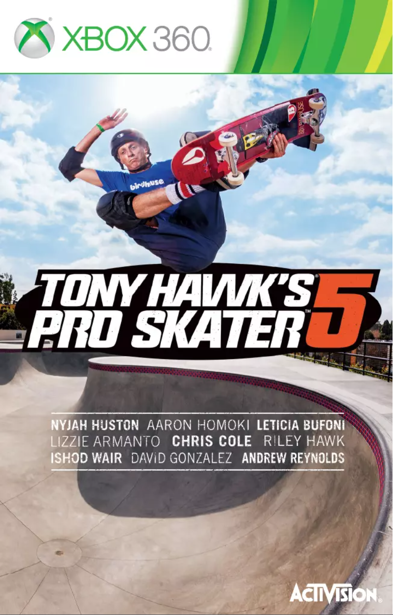 Page 1 de la notice Manuel utilisateur Microsoft Tony Hawks Pro Skater 5 (Xbox 360)
