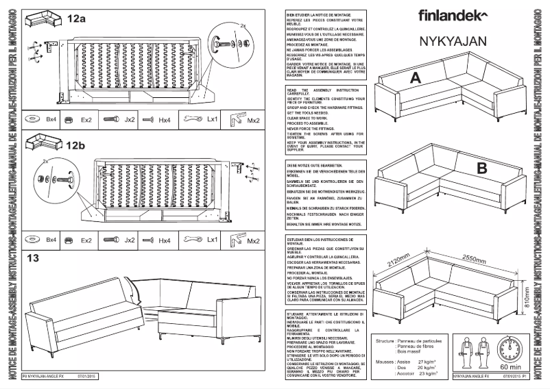 Página 1 del manual Manual de usuario Finlandek NYKYAJAN