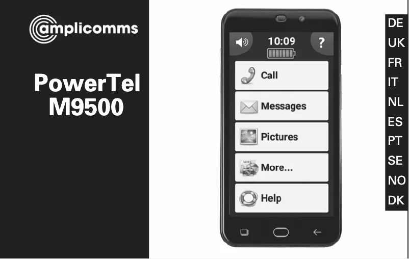 Page n°1 - Manuel utilisateur Amplicomms PowerTel M9500