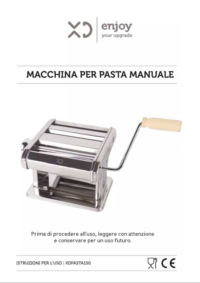 Image de la première page du manuel de l'appareil PASTA150