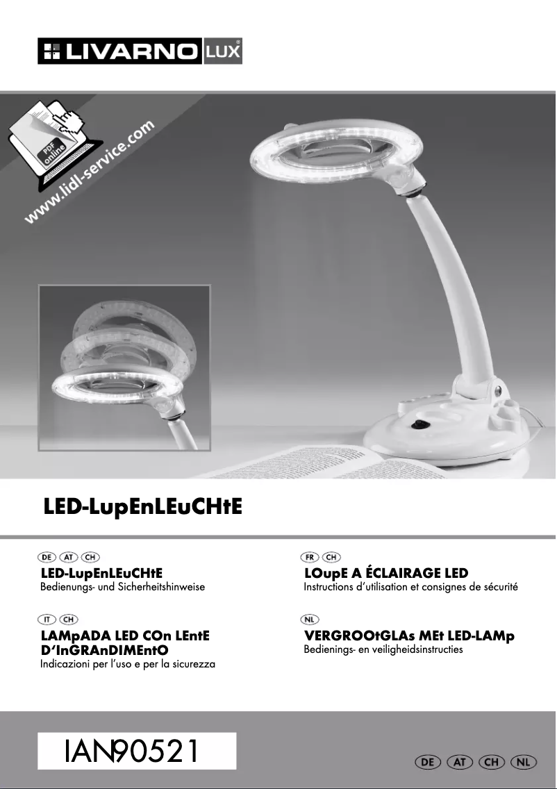 Page n°1 - Manuel utilisateur Livarno Lux IAN 103915
