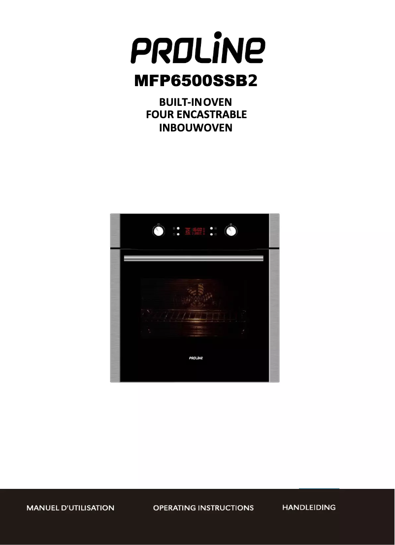 Page 1 de la notice Manuel utilisateur Proline MFP6500SSB2